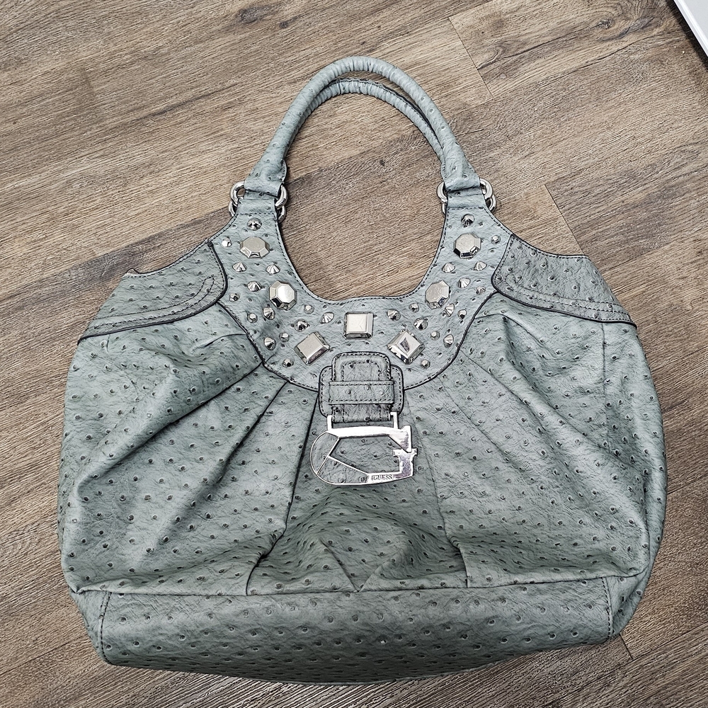 Guess Y2K Studded Over Sized Shoulder Bag